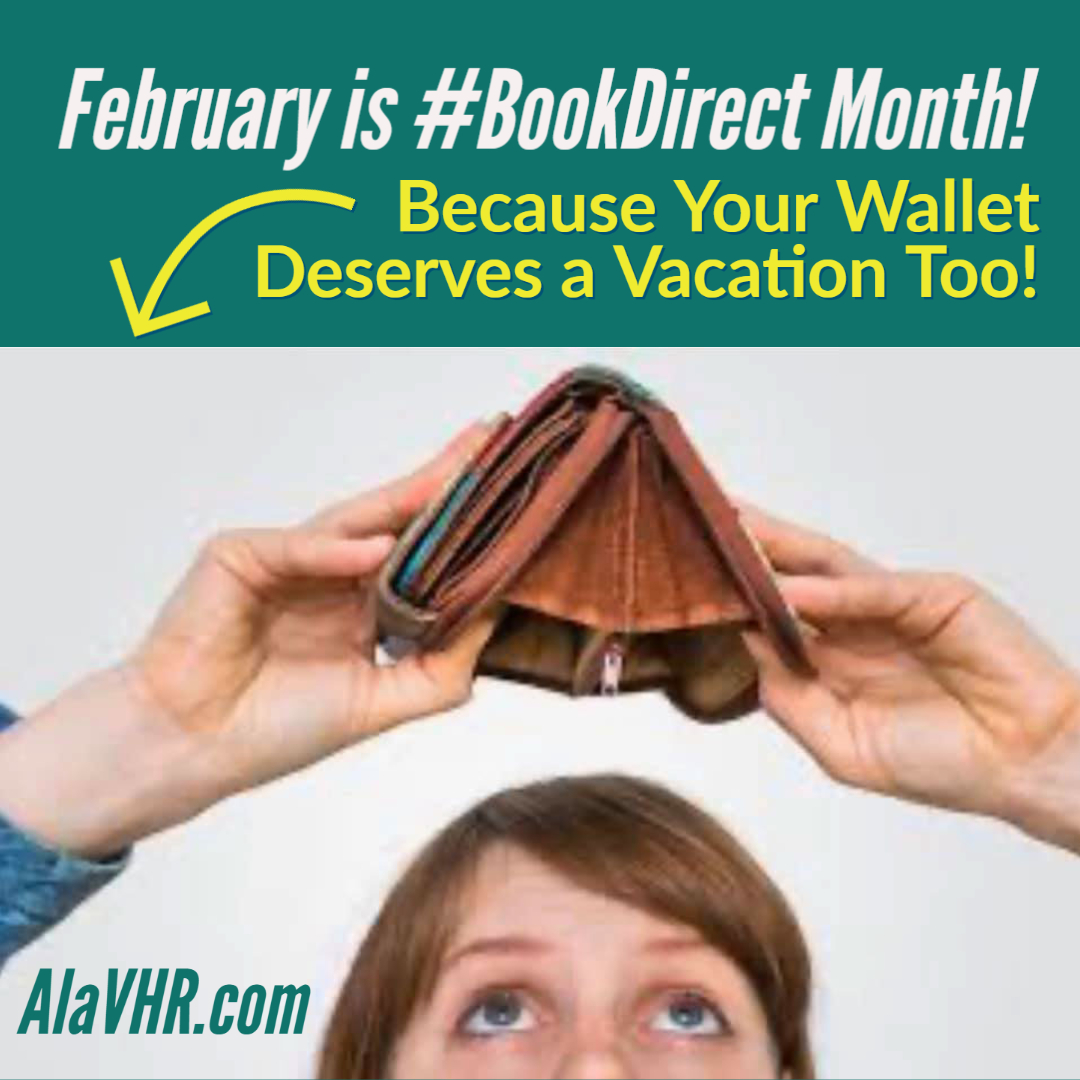 February is Book Direct Month