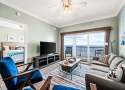  Enjoy the view of the Gulf of Mexico from the living room